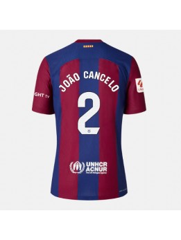 Billige Barcelona Joao Cancelo #2 Hjemmedrakt Dame 2023-24 Kortermet